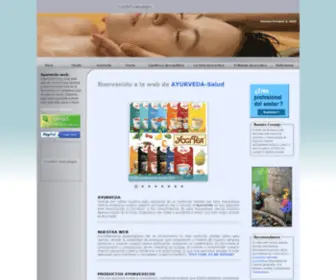 Ayurveda-Web.com(Ayurveda web) Screenshot