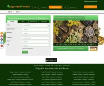 Ayurveda4Health.com(Find best Ayurvedic Doctors) Screenshot