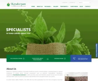 Ayurvedakeraleeyamdelhi.com(Kerala Ayurveda clinic in delhi) Screenshot