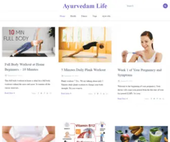 Ayurvedamlife.com(Ayurvedam Life) Screenshot