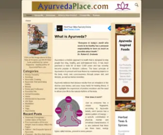Ayurvedaplace.com(Ayurveda Place) Screenshot