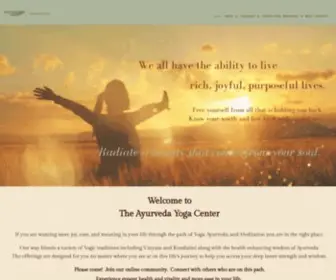 Ayurvedayogacenter.com(Ayurveda Yoga Center) Screenshot