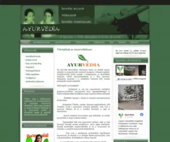 Ayurvedia.hu(Ayurvéda) Screenshot