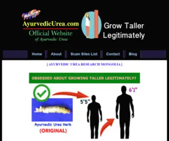 Ayurvedicurea.com(Ayurvedic Urea Official Website) Screenshot