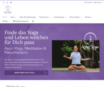 Ayuryoga.ch(Ganzheitliche Gesundheit) Screenshot