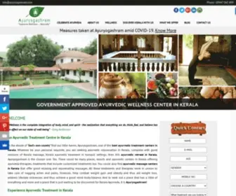 Ayuryogashram.com(Ayurvedic Treatment in Kerala) Screenshot