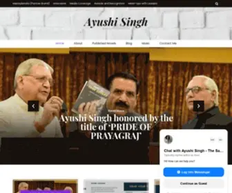 Ayushisingh.com(Ayushisingh) Screenshot