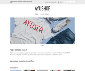 Ayushop.es(AYUSHOP Camisetas Ayuso elecciones 4 mayo MADRID) Screenshot