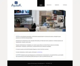 Ayutek.com(Ayudas Técnicas para la Accesibilidad) Screenshot