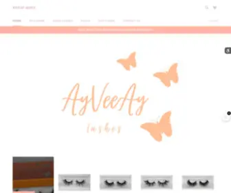 Ayveeay-Lashes.com(AyVeeAy Lashes) Screenshot