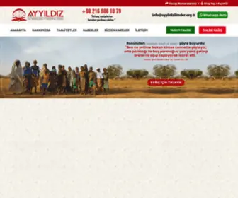 Ayyildizilimder.org.tr(Ayyıldız) Screenshot