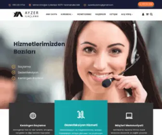 Ayzerilaclama.com(Ankara İlaçlama) Screenshot