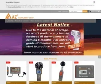 AZ-Instrument.com.tw(Temperature Humidity Data Logger) Screenshot