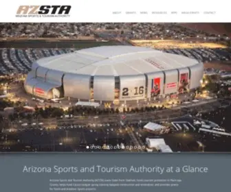 AZ-Sta.com(Arizona Sports & Tourism Authority) Screenshot