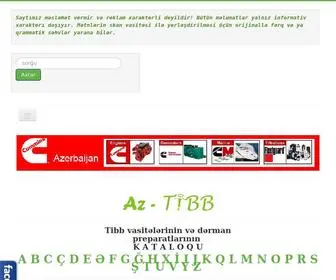 AZ-Tibb.com(Tibbi portal) Screenshot