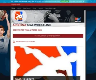 AZ-Usaw.org(Arizona USA Wrestling) Screenshot