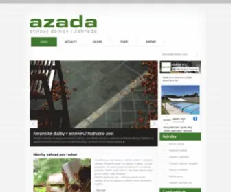 Azada.cz(Stylový domov a zahrada) Screenshot
