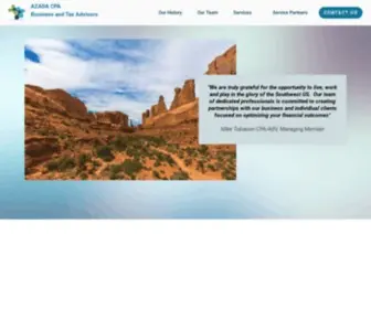 AzadacPa.com(Arizona and Nevada CPA) Screenshot