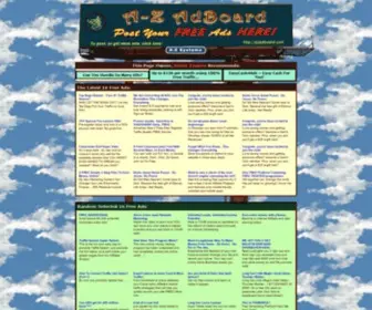 Azadboard.com(A-Z Ad Board) Screenshot