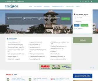 Azadijobs.com(Largest Job Portal in Chattogram) Screenshot