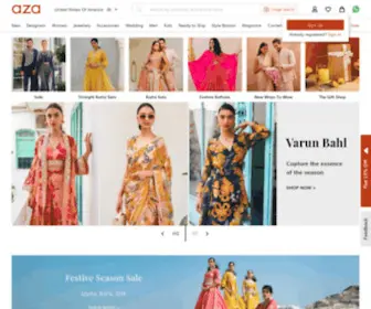 Azafashions.com(Buy Designer Wear For Women) Screenshot