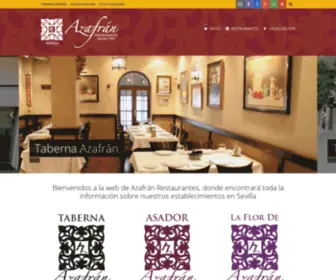 Azafranrestaurantes.com(Azafrán Restaurantes) Screenshot