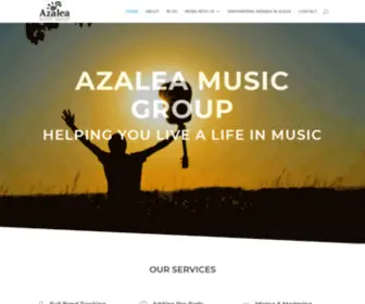 Azaleamusic.com(Azalea Music Group) Screenshot