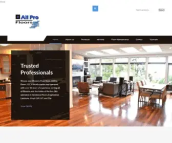 Azallprofloors.com(All Pro Floors) Screenshot