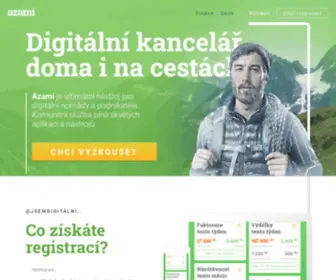 Azami.cz(Digitální kancelář doma i na cestách) Screenshot