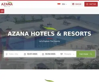 Azanahotel.id(Pesan Hotel Murah Dengan Mudah di Azana Hotel Indonesia) Screenshot
