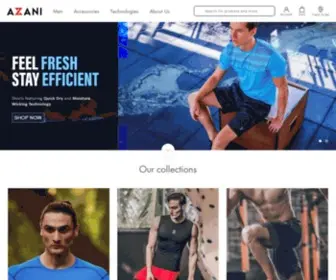 Azanisport.com(Sports Clothing) Screenshot