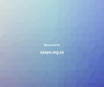 Azapo.org.za(Azapo) Screenshot