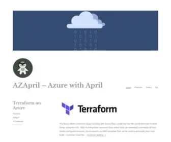 Azapril.dev(Azure with April) Screenshot