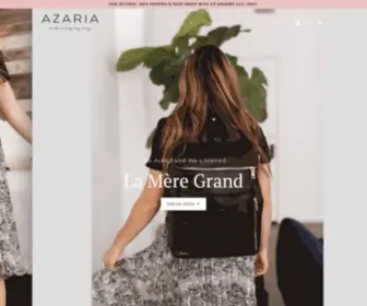 Azaria.com(Leather Diaper Bags & Handbags) Screenshot