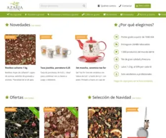 Azaria.es(Distribuidor Mayorista de Té) Screenshot