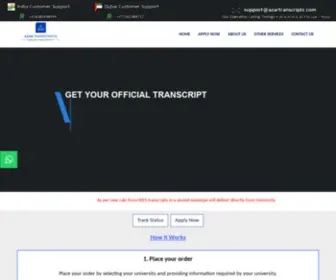 Azartranscripts.com(Azar Transcripts) Screenshot