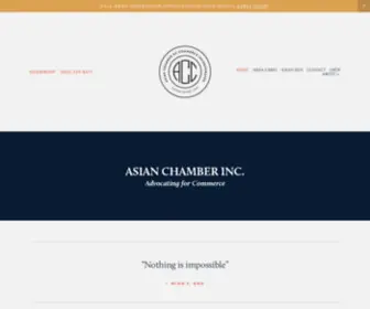 Azasianchamber.com(Arizona Asian Chamber of Commerce) Screenshot