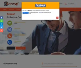 Azasof.com(Soluciones Tecnológicas) Screenshot