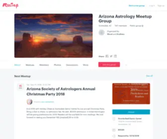 Azastrologers.org(Astrology Arizona) Screenshot