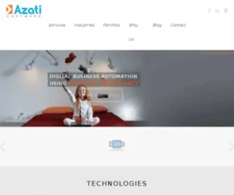 Azati.com(Azati Corporation) Screenshot
