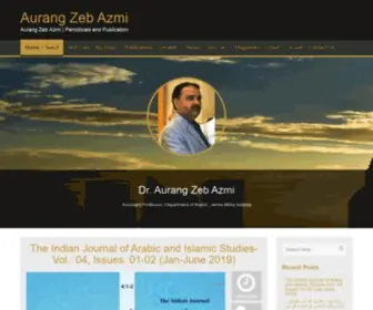 Azazmi.com(Aurang Zeb Azmi) Screenshot