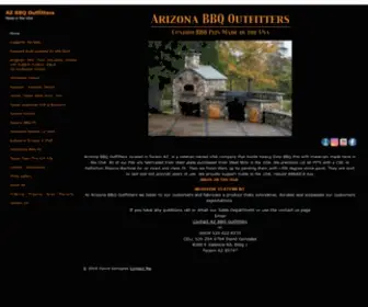 AzbbQgrills.com(Smokers and Grills Made in the USA) Screenshot