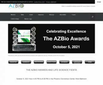 Azbioawards.com(AZBio Awards 2021) Screenshot
