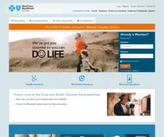Azblue.com(Arizona Individual & Family Health Insurance Plans) Screenshot