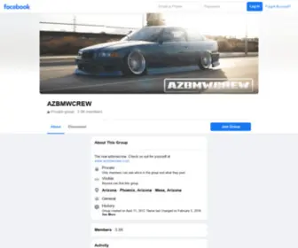 Azbmwcrew.com(Facebook) Screenshot