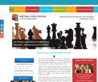 Azchesscentral.org(Arizona Chess Central is a 501(c)(3)) Screenshot