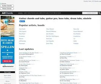 Azchords.com(GUITAR TABS & CHORDS) Screenshot