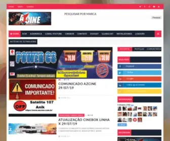 Azcine.com.br(O .com é um Blog) Screenshot