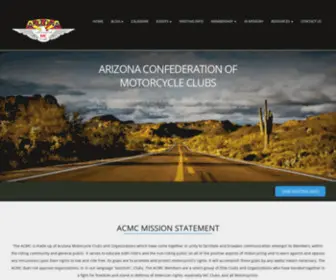 AZCMC.com(Arizona Confederation of Motorcycle Clubs) Screenshot