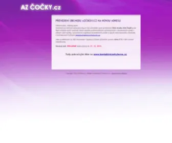 Azcocky.cz(Kontaktní) Screenshot